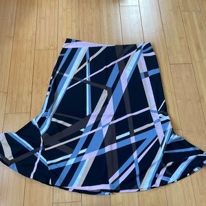 NY & Co geometric design business skirt
